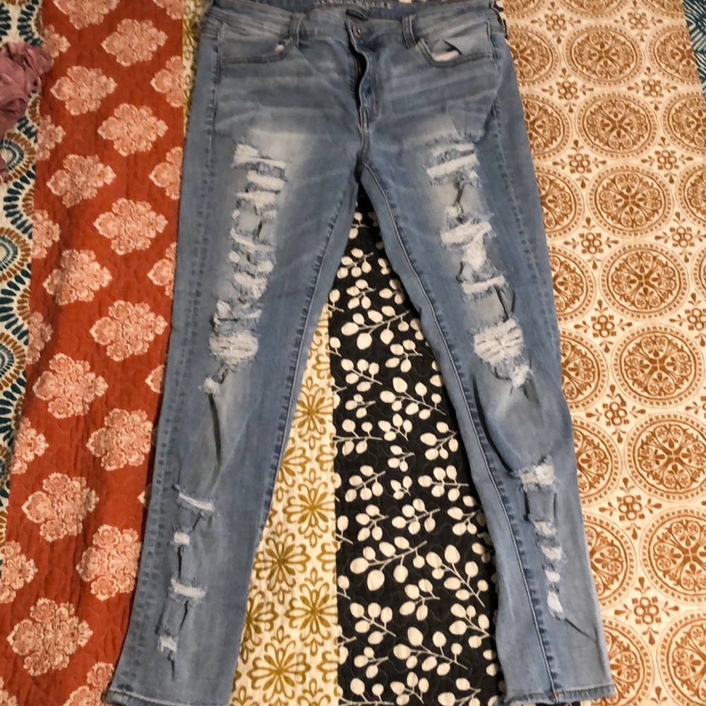 American eagle size 14 skinny jeans